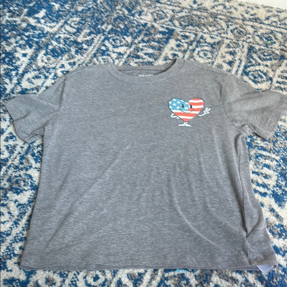 Old Navy Gray Crewneck Tee